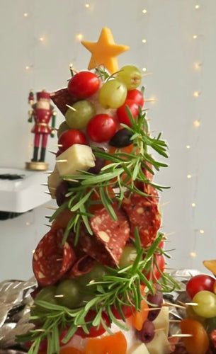 Festive Plant-Based CharcuterTREE for the Holidays