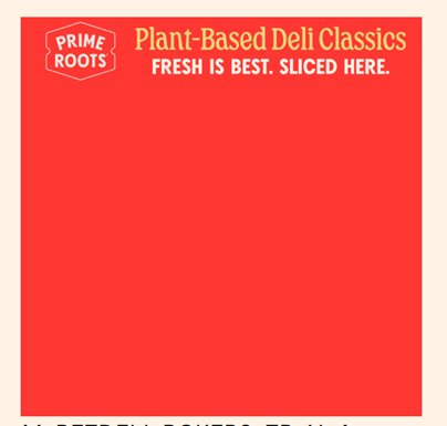 Prime Roots Sign Backers - Tomato Red