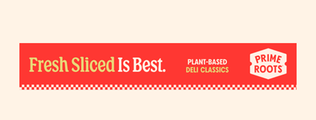 Prime Roots Retail Deli Cling "Fresh Sliced is Best" (Tomato Red)