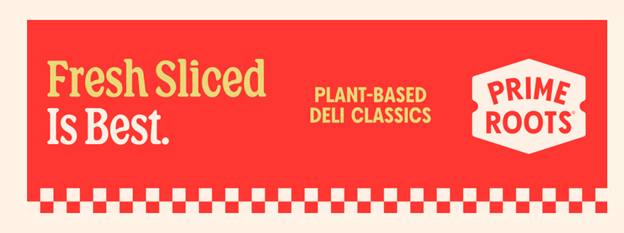 Prime Roots Retail Deli Cling Small Option "Fresh Sliced Is Best"